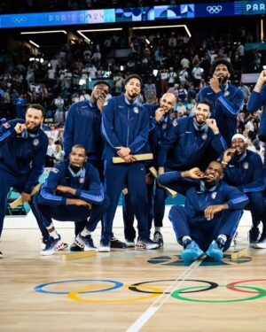 LeBron James Instagram - AVENGERS ASSEMBLE!! Mission Complete 🥇🇺🇸🫡👑