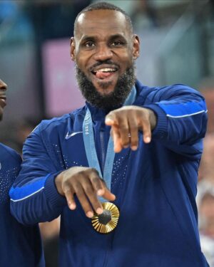LeBron James Instagram - AVENGERS ASSEMBLE!! Mission Complete 🥇🇺🇸🫡👑