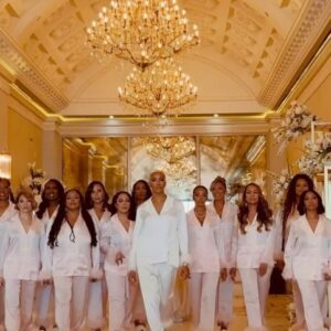 LeToya Luckett Instagram - ✨BRIDE TRIBE✨

My sistas.
My prayer warriors.
My roll dawgs.
My confidants.
My 1-12 STUNNAS
MY Villiage.

Been holding me down.

I can’t begin to put into words how much I appreciate these ladies. Y’all are some of my biggest blessings. God sent each & everyone of y’all into my life in his perfect timing. My angels. Love y’all more than words. Thank you for holding me down on our special day. 🗣️Y’all looked STUNNING!!!
A big thank you to @nadinemerabi for our beautiful silk wedding day Pajamas 🎀🤍

✨My gorgeous God baby Cadence as Junior bridesmaid
✨My handsome God son Jubee as Junior groomsman 

@dralexisnicole 
@eudoxie 
@realtortiffanyhill 
@adriajw 
@prettyposh1908 
@mrskrae 
@exquisitemo 
@renees33 
@valeisha 
@iamaventergray 
@sceptrejewelry 
@ctoya47 

Pajamas || @nadinemerabi 
Photographers || @sterlingpics & @haileygolich 
Video || @sterlingpics & @gary_theentrepreneur 
Wedding dress || @alonuko_bridal 
Bride MUA || @colordujour 
Bride Hair || @hair4kicks 
Bridesmaids MUA || @makeupbygray @camillearianemakeup @chelle.glams @laurenashmua @colordujour 
Bridesmaids Hair || @thastylist18 @stylesbyhim @eluxehair  @lovestodohair