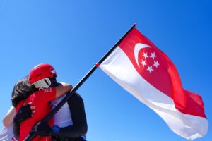 Lee Hsien Loong Instagram - It’s double the celebration for Singapore and Singaporeans this National Day as @maximilianmaeder wins the bronze medal in the men’s kitefoiling race at the @paris2024 @olympics! At just 17, he is our youngest Olympic medalist and has a bright future ahead of him.

Congratulations to Max and well done to all @teamsingapore athletes who did their best at the Games! We are very proud of all of you. May this experience spur you to greater heights in all that you do! – LHL

#OneTeamSG
#OneTeamOneDream
#TeamSingapore
#TeamSG
@sgolympics
@sport_singapore

(SNOC Photo by Kong Chong Yew)