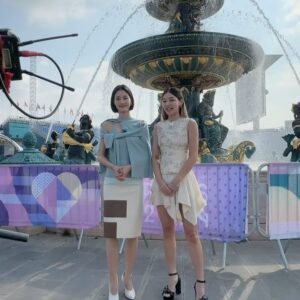 Lee Hyun-yi Instagram - 해나X현이 크로스!!
2024 파리올림픽 방송 
KBS 여기는 파리 MC 해나에게 바통터치하고 왔어요!
해나 화이팅!👏🏻