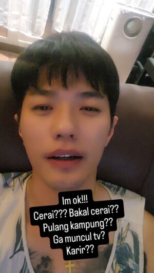 Lee Jeong-hoon Instagram - Im ok!!!!!
Keluarga kira ???? 
Aman!!!
Aku kepala rumah tangga!!
Harus kuat 🙏🙏
Sayang sama keluarga kalian??