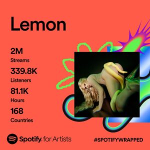 Lemon Instagram - i really don’t even know what to say😭💛 this is so huge for me and i cannot say thank you enough 🧚🏼‍♂️ i have so much planned for 2024, and i cannot wait to share it with you 🎶✨