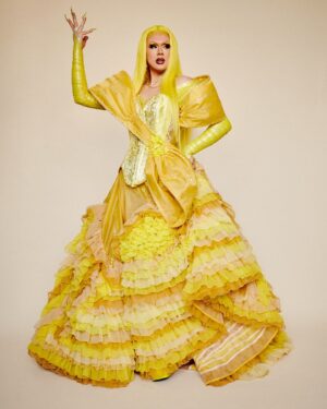 Lemon Instagram - canada vs the world season 2 premieres tonight on @cravecanada @worldofwonder 💛✨ 

📸 @colingaudet45 
👗 @florencedlee 
💇🏼‍♀️ @hairbymarcandre 
💅🏼 @funeralfacenails
