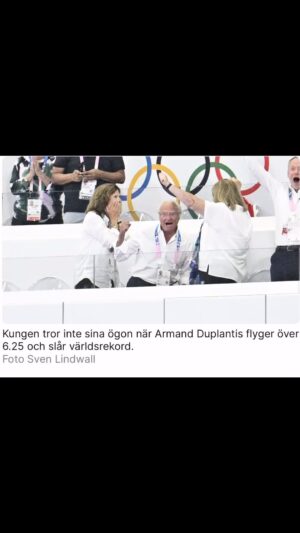 Lena Philipsson Instagram - Det är ju kul ändå att se kungen riktigt glad. Just där i den stunden helt fri. Inga plikter, inga titlar. Bara en människa med en mycket stark lyckokänsla.

Och grattis till Duplantis förstås!!