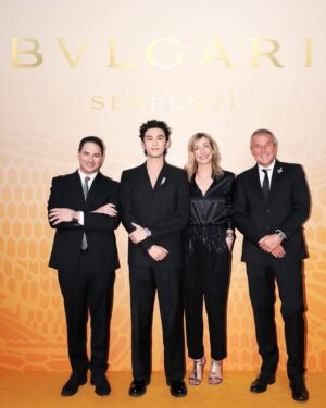Leo Wu Instagram - A Nice day! @jc.babin @bvlgari#Bvlgari#BvlgariJewelry#Serpenti#SerpentiFactory