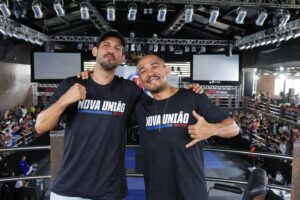 Leonardo Santos Instagram - Presidente Leonardo Santos e o nosso campeão do povo José Aldo Júnior na Copa Nova União 2023🙌

📸: @m8sportsoficial 

#teamnovauniao #novauniao