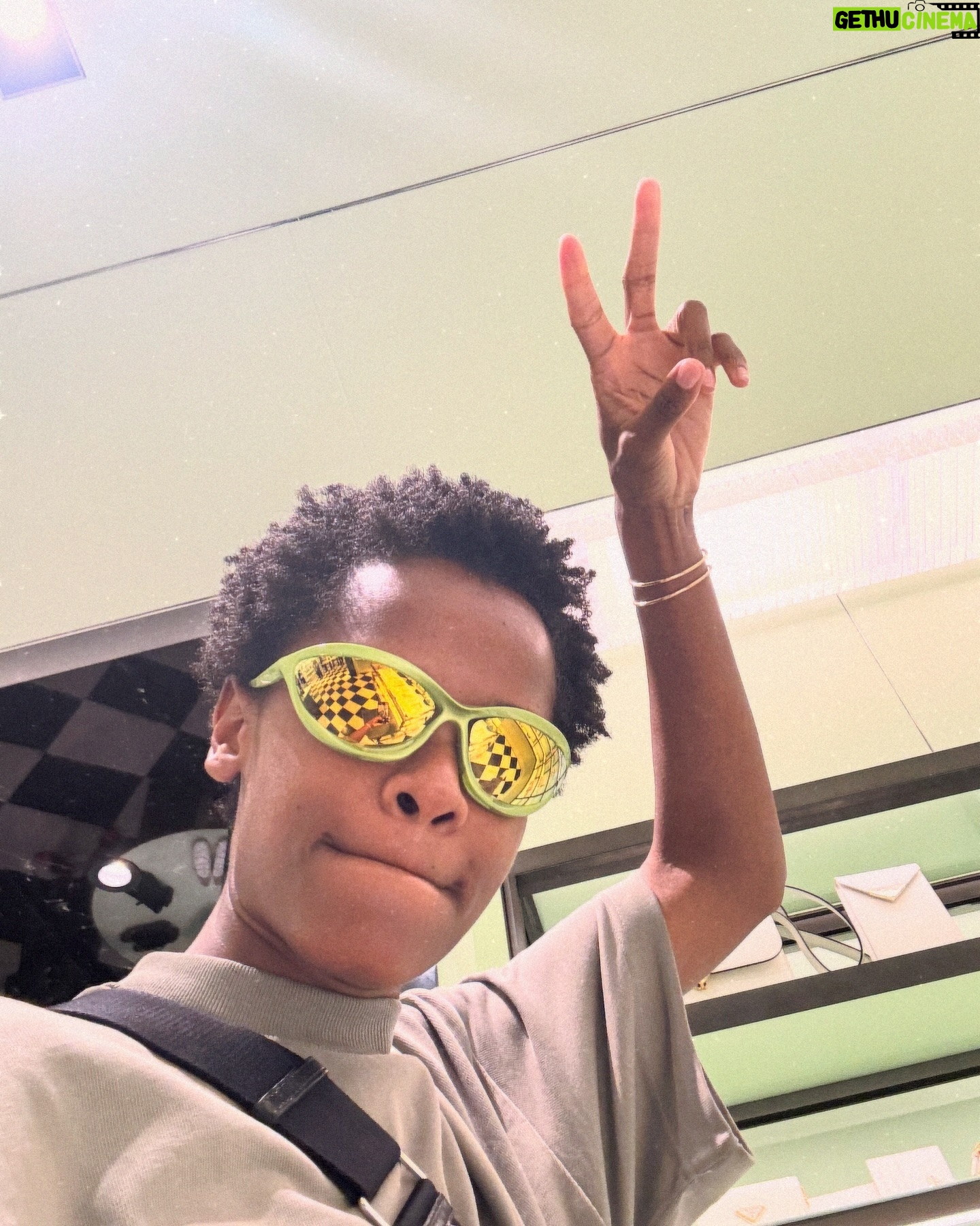 Letitia Wright - 3 Likes - life lately/photo dump.
might delete later, See you in 6 months 😅
1. The MOVE Party ~ 🎞️ @artvomit
2. I’m forever trying on glasses at Prada.
3. MORE LIFE ~ new grills from @plygrnd.ldn 💎
4. @valerianspicer always helping me improve!
5. Location scouting in the middle of God knows where.
6. Skin care by any means necessary 😤
7. Skipping in Kenya with the boxing team for like 20 mins straight….fam
8. Football with some young Kings in Malindi 💙
9. Somewhere in Lisbon.
10. My fav @chancetherapper song…dont judge my singing voice.