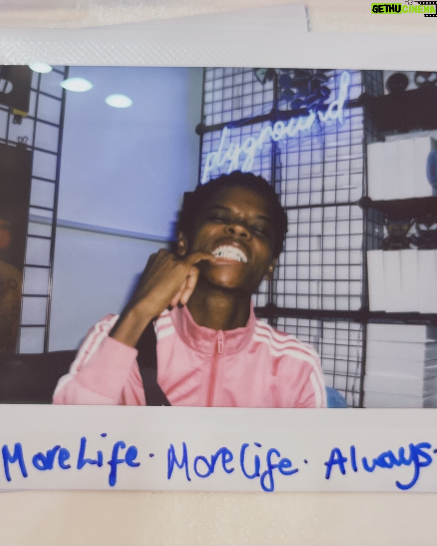 Letitia Wright - 3 Likes - life lately/photo dump.
might delete later, See you in 6 months 😅
1. The MOVE Party ~ 🎞️ @artvomit
2. I’m forever trying on glasses at Prada.
3. MORE LIFE ~ new grills from @plygrnd.ldn 💎
4. @valerianspicer always helping me improve!
5. Location scouting in the middle of God knows where.
6. Skin care by any means necessary 😤
7. Skipping in Kenya with the boxing team for like 20 mins straight….fam
8. Football with some young Kings in Malindi 💙
9. Somewhere in Lisbon.
10. My fav @chancetherapper song…dont judge my singing voice.