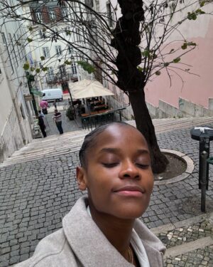 Letitia Wright Instagram - life lately/photo dump. 

might delete later, See you in 6 months 😅

1. The MOVE Party ~ 🎞️ @artvomit 
2. I’m forever trying on glasses at Prada. 
3. MORE LIFE ~ new grills from @plygrnd.ldn 💎
4. @valerianspicer always helping me improve! 
5. Location scouting in the middle of God knows where. 
6. Skin care by any means necessary 😤
7. Skipping in Kenya with the boxing team for like 20 mins straight….fam
8. Football with some young Kings in Malindi 💙
9. Somewhere in Lisbon. 
10. My fav @chancetherapper song…dont judge my singing voice.