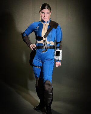 Leva Bates Instagram - The blue pants got a little bit of an upgrade… 

Fallout comes to @fscwentertainment! #Fallout