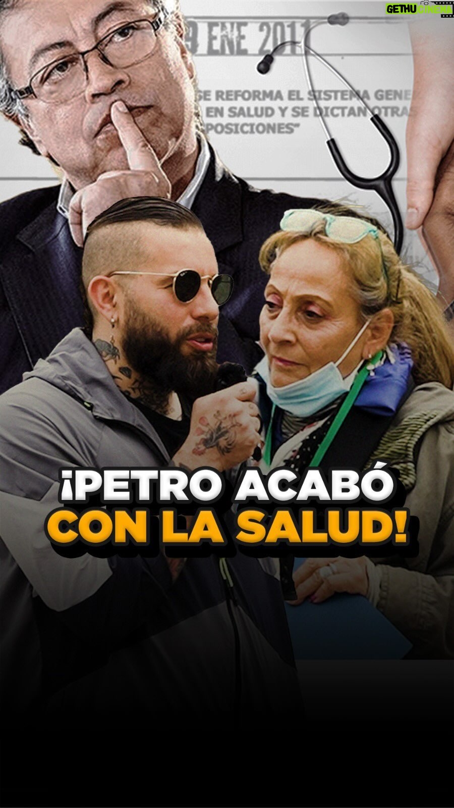Levy Rincón - 4.4K Likes - "El gobierno de Gustavo Petro es el más corrupto porque acabó con la salud de los colombianos y quebró todas las EPS y la reforma a la salud se trata de acabar con la salud y en los demás gobiernos no se quebraban las EPS como en este y Santos es un hijue**# igual a Petro"
¡Vox completo en mi canal de Youtube desde las 7 pm!
Link en la Bio ☝️