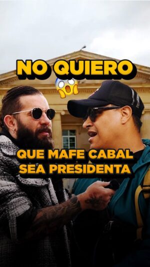 Levy Rincón Instagram - "Me da miedo que Mafe Cabal sea presidenta porque ella representa al uribismo y a la seguridad democrática en Colombia" "sería un retroceso"

¿Usted quiere que Mafe Cabal sea presidenta de Colombia? 

Vox Pop completo en mi canal de Youtube ¡link en la Bio! ☝️