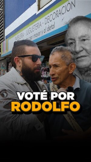 Levy Rincón Instagram - "A mí no me gusta Petro porque no hizo nada lo que prometió y yo voté por Rodolfo Hernández porque Petro no me simpatizaba" 

O sea, ¿mejor votar por un corrupto?

- Bueno, dejemos hasta ahí.

¡Vox Pop completo desde las 6 pm en mi canal de YouTube! ¡Link en la Bio! ☝️