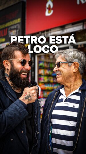 Levy Rincón Instagram - “Petro está loco” 😂

Vox Pop completo en mi canal de YouTube 

Link en la Bio ☝️