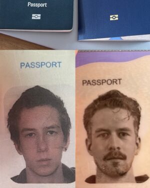 Lewis Spears Instagram - New passport came in. 2013 vs 2024
(I am kneeling in the second picture, the australia post lady with the camera was 5’2 and the white background wasn’t tall enough)
