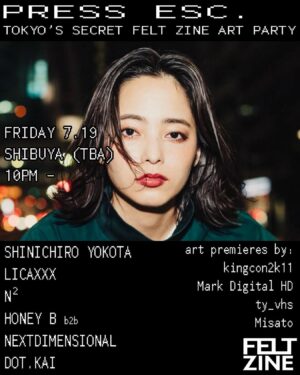 Licaxxx Instagram - 東京パーティー 🔥 Catch producer/dj/artist Licaxxx [ @licaxxx1] next Friday, July 19 at the felt zine tokyo art party. DM for RSVP. 💌

Based in Tokyo, Licaxxx is a DJ, beatmaker, editor, and radio personality redefining the club music scene. Starting her DJ career in the 2010s, she initially focused on machine techno and house, but evolved her style influenced by youth culture into something bolder. Licaxxx has performed at major music festivals in Japan, including Fuji Rock, and at top European club events like CIRCOLOCO@DC10.

In addition to her DJ career, Licaxxx creates mixes for radio stations like @nts_radio and Rinse France. She founds and supervises @tokyocommunityradio, a platform focusing on young talent and fostering interactions between local and international DJs. Her ambient music has been featured in fashion shows, and she has composed for the W-League, yoshiokubo, and Chika Kisada collections.

DM for the RSVP today (or in bio). 💌