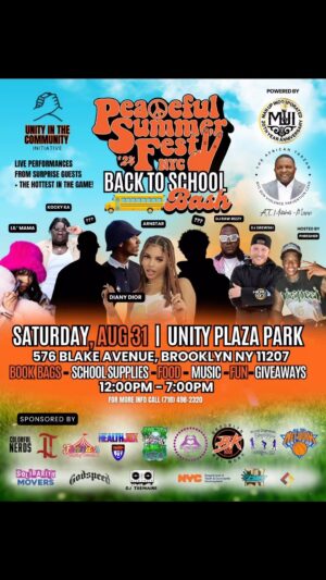 Lil Mama Instagram - 🚨 NEXT SATURDAY AUGUST 31st 🗣️

PEACEFUL SUMMER FEST presents “UNITY IN THE COMMUNITY” BACK 2 SCHOOL BASH 💪🏾🏆

MUSIC 🔴 BOOKBAG GIVEAWAY 🔴 SUPPLIES 🔴 FREE FOOD & DRINKS 🔴 GIVEAWAYS 🔴 FREE HAIRCUTS

THIS IS A FAMILY AFFAIR SO BRING ALL OF THE KIDS TO PARTY B4 THEY GO BACK TO SCHOOL 📚🚌🎒

“WE ALL WE GOT” 🗣️