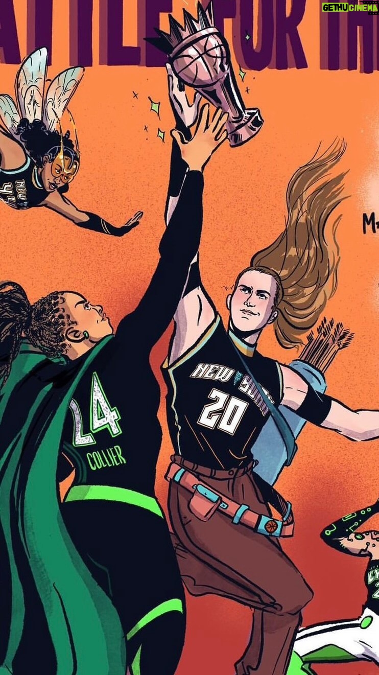 Lil Mama - 3 Likes - The Commissioners Cup in Gotham City 💜💜💜💜 @nyliberty VS @minnesotalynx @wnba