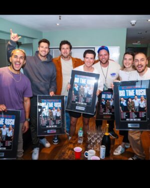 Logan Henderson Instagram - Cheers
Grateful for an unforgettable European /UK tour 
Grateful for BTR, our band and our crew that have been like family on the road 
 Big shout to @spencermusic …true talent and such a joy to watch you perform each night 
Grateful for all the memories I’ve made with all of you over this tour 
And grateful to Vienna for a beautiful transition back to earth 
Simply put Thanks for everything. I love you and I’ll see you again real soon🖤