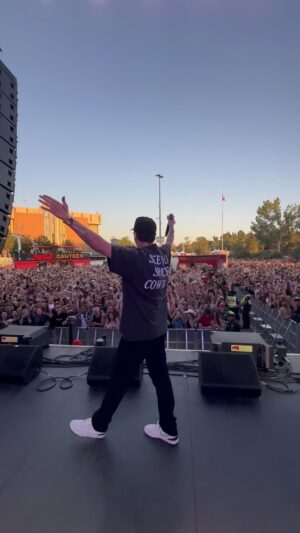 Logic Instagram - First festival in over 2 years… Calgary you made it very special