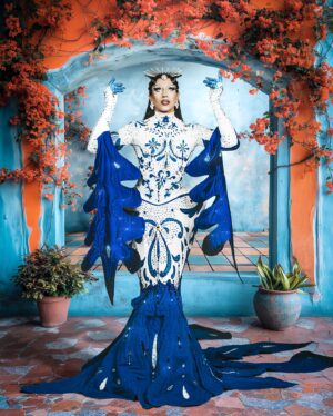 Lolita Banana Instagram - Category is Talavera de Reina 

Photo: @waltergomezurrego 

Edition: @miiightymax @popmodelsagency 

Hair @wigmayson 

Makeup: @christophe_mecca using @anastasiabeverlyhills @kryolanofficial @kimchichicbeauty and @makeupforever 

Gown: el talentoso equipo de @valencia_gonzaga 

Jewelry: mi querido @ghelguera 

Lens: @lensesglam.mx 

Lashes: @eldorafalseeyelashes