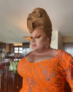 Loris Instagram - Sunset glam for the Emmys on @eurekaohara ! I’m posting this on main because I love this human being and she deserves the world 🥺🖤 Thank you for trusting me with your beautiful face and believing in my talent! This is just the beginning 🥰 
#werehere #emmys #theemmys #eureka #eurekaohara #loris #lorislatex #dragrace #rpdr #rupaulsdragrace #allstar #mua #glam #sunset