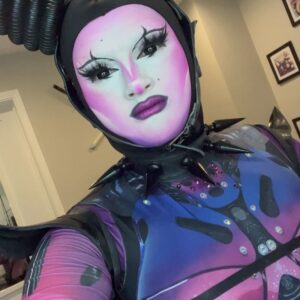 Loris Instagram - Just your neighborhood disruptor reminding you that EVERY MONTH IS priDEMONth 😈🌈
My younger sister went to her first pride this year (swipe for pics) and I couldn’t be more happy and proud that she is a supporter and a part of our community. Show your colors every day, because our freedom and rights as queer people are not guaranteed. And please, VOTE. ✌️ 
📸 by @davidelaffe 🖤 
Fits as always by @gummibaerlatex 😁