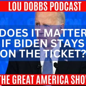 Lou Dobbs Instagram - Author Lee Smith says Republicans are wasting their time talking about who's going to be the Dem candidate, because it doesn't matter. If we believe that Biden won because of fraud in 2020, then that's the issue this year. Join us on #TheGreatAmericaShow-- LINK IN BIO!