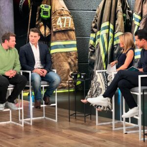 Lou Ferrigno Jr. Instagram - Made some new friends today! Thank you to @mariolopez @kithoover and the entire @accesshollywood team for such fun afternoon chat! This piece will air before an ALL-NEW @911onabc tomorrow night! 
#accesshollywood #fullaccess #accessorize #911 #911onabc #tevan #kinley