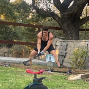 Lou Ferrigno Jr. Instagram - Out here being adultAF...well, sorta. THANK YOU for all the wonderful BIRTHDAY WISHES and the support on this day, the day in which I happened to be born (just a coincidence). It means so much to feel so "special" (If only for a day)! ☺️🕺💆‍♂️🙌🤴🤓🤨
#birthdayboy  #glowingup #AdultAF #Kingwithoutacrown #CrownandPound #AxeTastic #tatts&trunks #quadstho #buffthewood #instadork #chopchop #WooSah #axetherapy #HackAttack #ChoreWhore #familymatters #Yallstuckwithme #familyplan #RIPtia #missedyouguys