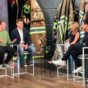 Lou Ferrigno Jr. Instagram - Made some new friends today! Thank you to @mariolopez @kithoover and the entire @accesshollywood team for such fun afternoon chat! This piece will air before an ALL-NEW @911onabc tomorrow night! 
#accesshollywood #fullaccess #accessorize #911 #911onabc #tevan #kinley
