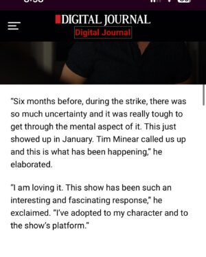 Lou Ferrigno Jr. Instagram - Check out my latest interview with @louferrignojr we talk @911onabc @obx @oliverstarkk @ryanaguzman #powerjournalist Read it here: https://www.digitaljournal.com/entertainment/lou-ferrigno-jr-talks-about-the-abc-series-9-1-1-working-with-oliver-stark-and-ryan-guzman/article