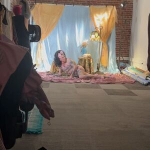 Louisianna Purchase Instagram - Hi Barbie! 🎀🩸
Thank you to @masonrose__ for shooting my sister @vampirechinese and I in Portland. Such a fun, beautiful and relaxed shoot 💕 Thank you @traaaaaant for the bts footage! 
Niohuru brought amazing looks by @manmadeskins and my hair is by @amberndavenport