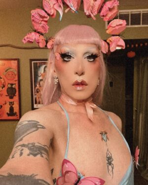 Louisianna Purchase Instagram - You go down just like holy Mary 🎀🎀🎀

Thank you to everyone who came out to Mochi Mochi for our Anime Films edition last night at @cheerupcharlies!

I had the best time serving Jeanne from Belladonna of Sadness, and already looking forward to our next show!