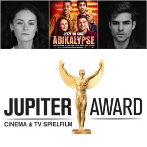 Lucas Reiber Instagram - 🏆💥 Bin zusammen mit
@lea_van_acken für den Jupiter Award
nominiert 🤗🎉
Ihr könnt für uns Voten
#linkinbio 
#jupiteraward #voting #amendelegenden #crewlove #abikalypse #pantaleonfilms