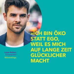 Lucas Reiber Instagram - Na, wer mag seinen Öko-Anteil auch lieber als das Ego? 🌱
#ökostattego #nachhaltigkeit #ibims #bio