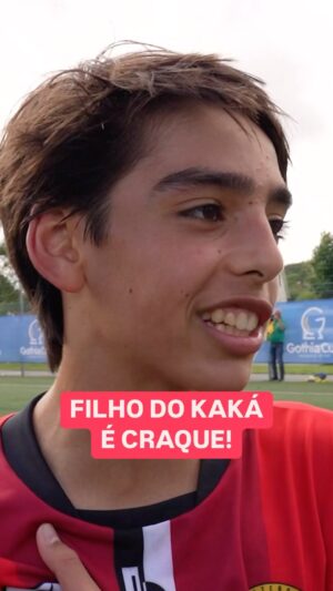 Lucas Strabko Instagram - Fui em jogo do filho do Kaká na Copa do Mundo de base! Ele joga muito! Igualzinho o pai! Assistam esse video! Tá demais!