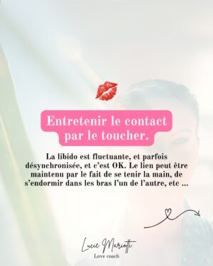 Lucie Mariotti Instagram - L’amour ne suffit pas. 💗

Quand j’avais 20 ans, je croyais aux contes de fées et au fait que l’amour suffisait à entretenir une relation durable et saine. 🧚

Aujourd'hui, je sais que, comme dans beaucoup de domaines, une relation demande de la discipline, des efforts, de l’investissement…💪

C’est l'alliance de l'amour, et du soin que l’on apporte à cette relation, qui fait de cet amour, un écrin. 💎

Je suis très attentive à ce qui se passe dans mon couple : j'observe, j’écoute, je ressens. 👂

Mon objectif est d’être en conscience de ses besoins. 🙏

Je ne parviens pas toujours à “faire ce qu’il faut”, mais j’en ai l’intention et j’apprends. 🤗

C’est une base essentielle à mon cœur. 💓

Si le cœur vous en dit, partagez ce post avec votre moitié pour mettre ces belles habitudes en place. 💑

Avec foi de l’amour, 
Lucie

#lovecoach #coachdevie #devperso #relations #amour #rencontres #holistique #authentique #soinsenergetiques #lovecoaching #rencontres #holistique #authentique #soinsenergetiques #lovecoaching #soinsénergétiques #podcastfrance #devpersonnel #dependanceaffective #relationtoxique #habitudes #couple