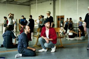 Lukas Dhont Instagram - On set with Sidi Larbi Cherkaoui ❤️ ©Kris Dewitte