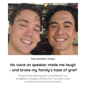 Lukas Radovich Instagram - I was given the opportunity to write something for @guardianaustralia about my favourite person. It also gives an insight into last year... it's bizarre that something or someone can bring such joy in a time when it there shouldn't be any.. anyway. Have a read. There's a link in my bio to the full article.