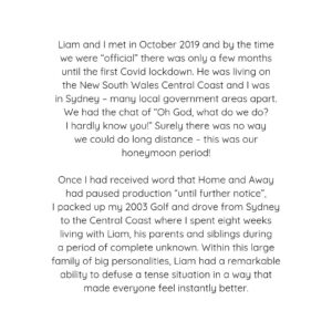 Lukas Radovich Instagram - I was given the opportunity to write something for @guardianaustralia about my favourite person. It also gives an insight into last year... it's bizarre that something or someone can bring such joy in a time when it there shouldn't be any.. anyway. Have a read. There's a link in my bio to the full article.