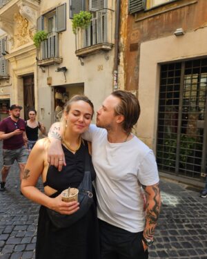 Lukas Radovich Instagram - Three weeks in limbo, eight apartments, unending bureaucratic phone calls and an infinite amount of carbonara. Finding the light in the dark. Holding our family close. Raising a glass to Dad. ❤️