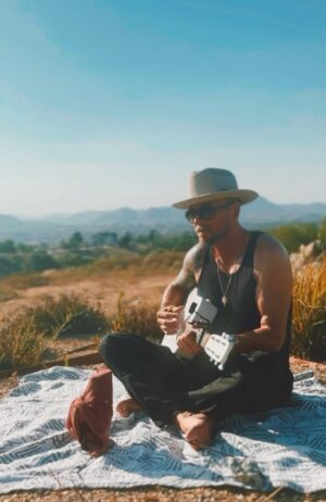Luke Goss Instagram - Happy blessed Sunday 🤍🙏🏼✨
Todays tune is a  love song, for me,  a chance to escape to love and the ideals of one’s heart and a chance to express that love. Writing at night the last few days has been such a needed respite from a challenging week..knowing this wonderful kind space is there to share always warms my heart and reminds me daily of the power of community..and I hope soothes a heart or two 😊Please enjoy
 ‘One Of You In A Lifetime’ and to all fathers and father figures out there, happy blessed Father’s Day! Love you
✌🏼💪🏼♥️🙏🏼✨