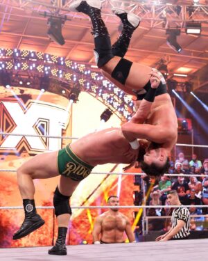 Luke Menzies Instagram - @ridgewwe absolutely SNAPPED on #Gallus in a brutal Gauntlet Match on last night’s #WWENXT! 🔥