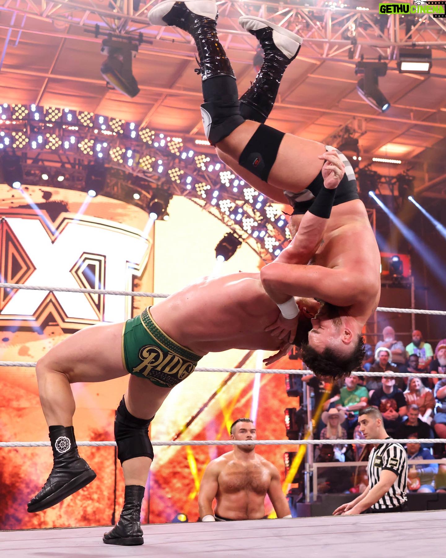 Luke Menzies - 1.7K Likes - @ridgewwe absolutely SNAPPED on #Gallus in a brutal Gauntlet Match on last night’s #WWENXT! 🔥