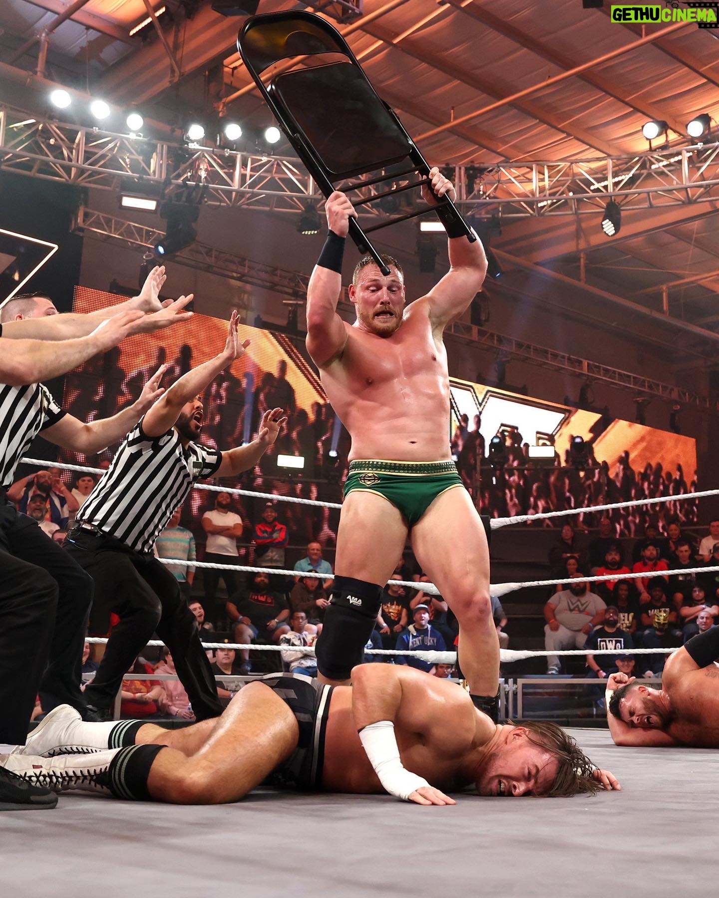 Luke Menzies - 1.7K Likes - @ridgewwe absolutely SNAPPED on #Gallus in a brutal Gauntlet Match on last night’s #WWENXT! 🔥