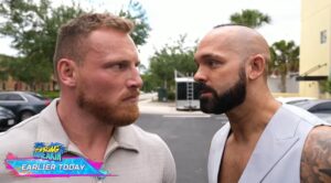 Luke Menzies Instagram - Tables….turned. #wwenxt