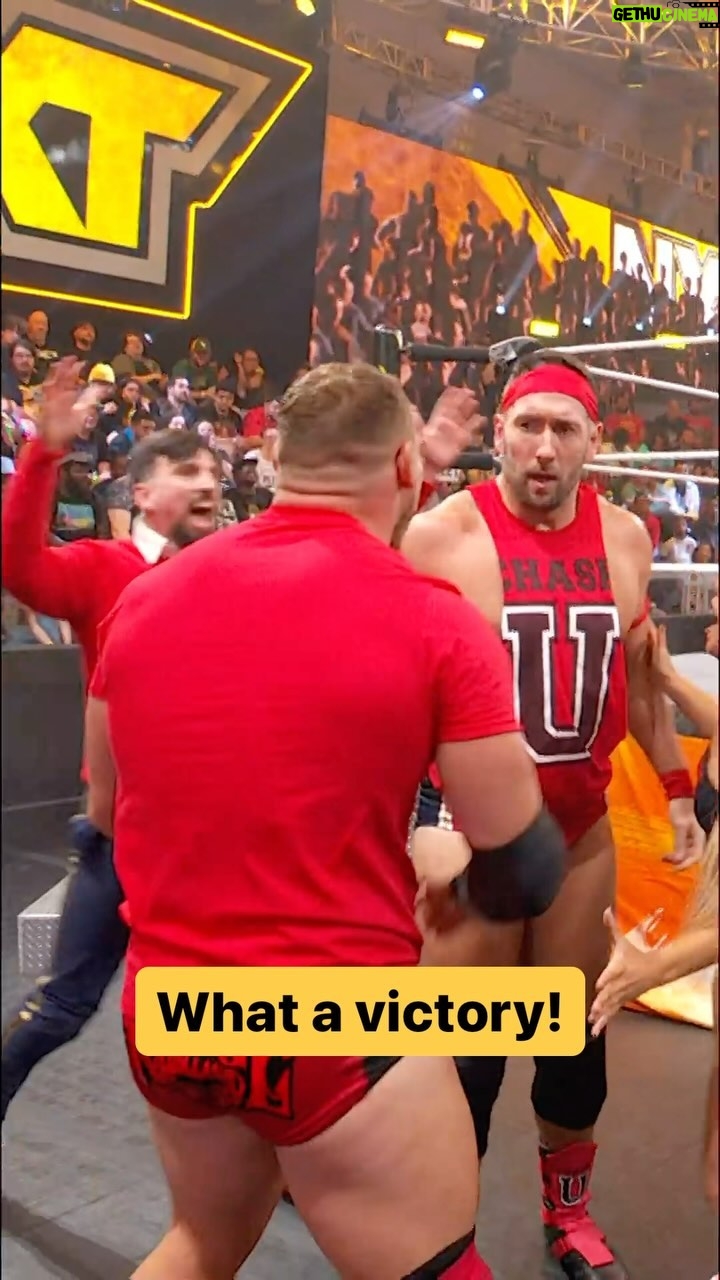 Luke Menzies - 42.1K Likes - @sixftfiiiiive defeats The OC and brings home the win for #ChaseU! 🙌 #WWENXT