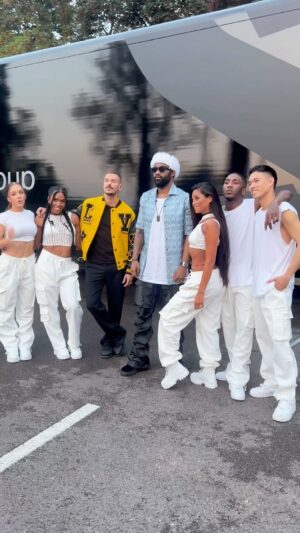 M. Pokora Instagram - Hier soir on a fêté la musique à Reims avec @fallyipupa01 . RDV ce soir sur France 2 pour la diffusion. 🕺🏼